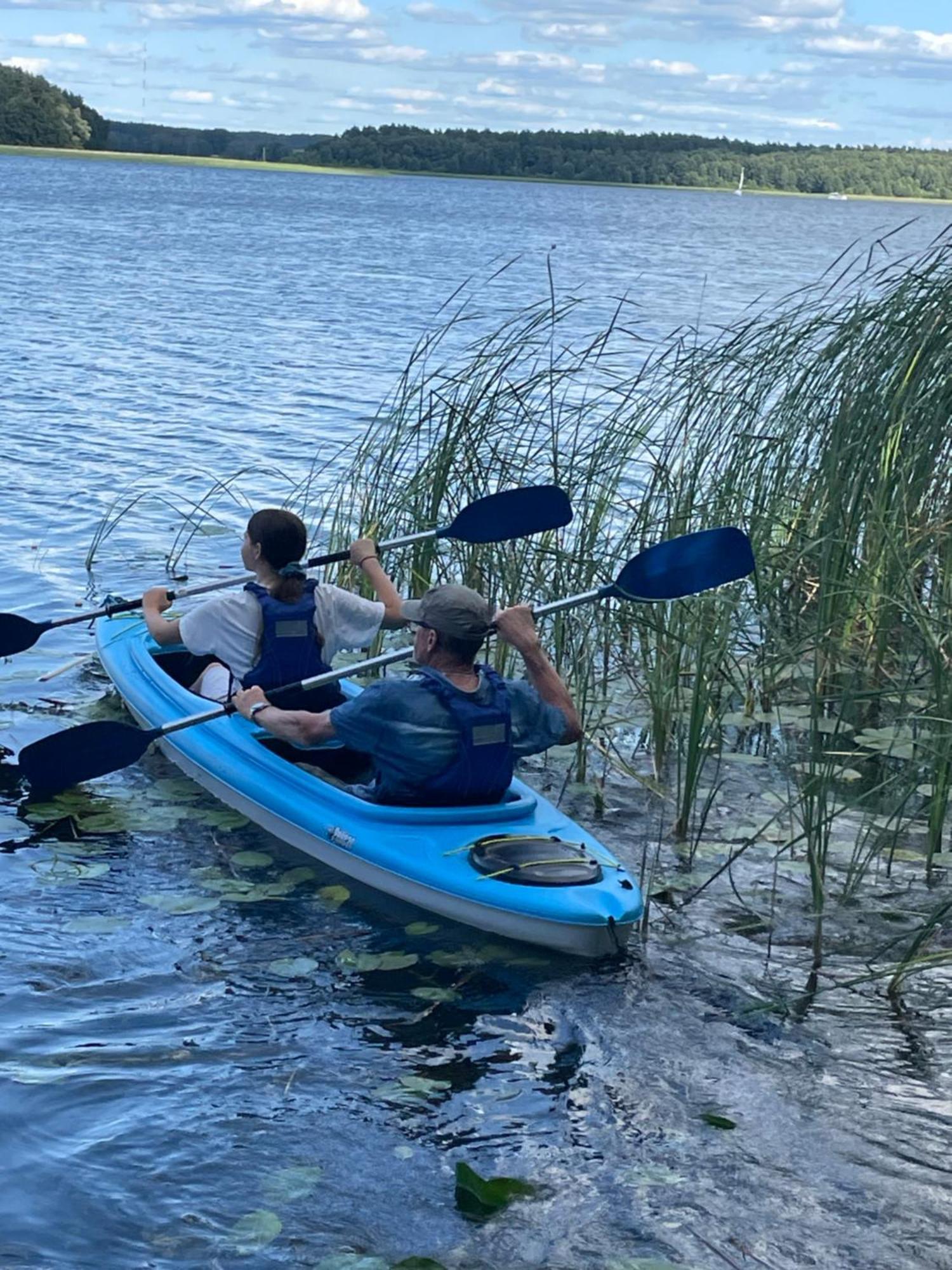 Dom Nad Jeziorem Mazury Pomost Segment 2 Giżycko Esterno foto